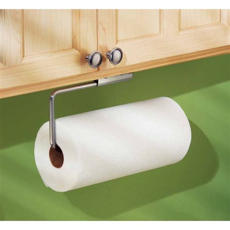 paper towel holder stainless steel under cabinet|paper towel dispenser inside cabinet.